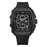 Naviforce Chronograph Black Fumed Silica Strap Men's Watch NF8070 B/B/B
