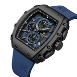 Naviforce Chronograph Blue Fumed Silica Strap Men's Watch NF8070 B/BE/BE