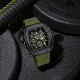 Naviforce Chronograph Green Fumed Silica Strap Men's Watch NF8070 B/GN/GN
