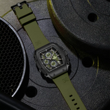 Naviforce Chronograph Green Fumed Silica Strap Men's Watch NF8070 B/GN/GN