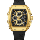 Naviforce Chronograph Black Fumed Silica Strap Men's Watch NF8070 G/B/B