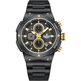 Naviforce Military Black Stainless Steel Strap Men's Watch NF8072 B/B/B
