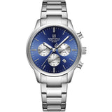 Naviforce Premium Blue Dial Stainless Steel Strap Men's Watch NF8076 S/BE/S