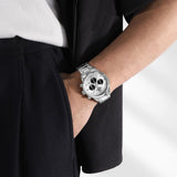 Naviforce Premium Silver Dial Stainless Steel Strap Men's Watch NF8076 S/W/S