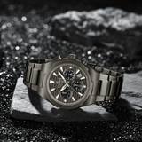 Naviforce Executive Chronograph Stainless Steel Strap Men's Watch NF8081 B/B/B