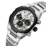 Naviforce Executive Chronograph Stainless Steel Strap Men's Watch NF8081 S/W/S