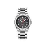 Naviforce Black Dial Silver Stainless Steel Strap Men Watch NF9200S S/B