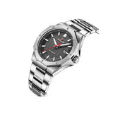 Naviforce Black Dial Silver Stainless Steel Strap Men Watch NF9200S S/B