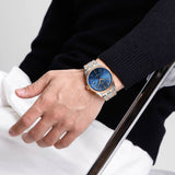Naviforce Minimalist Blue Dial Stainless Steel Strap Men's Watch NF9230 S/BE/RG