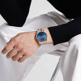 Naviforce Minimalist Blue Dial Stainless Steel Strap Men's Watch NF9230 S/BE/RG