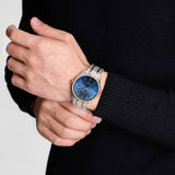 Naviforce Minimalist Blue Dial Stainless Steel Strap Men's Watch NF9230 S/BE/RG
