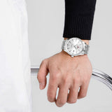 Naviforce Minimalist Silver Dial Stainless Steel Strap Men's Watch NF9230 NF9230 S/W/S