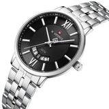Naviforce Black Dial Stainless Steel Strap Men's Watch NF9238G S/B/S