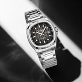 Naviforce Black Dial Stainless Steel Strap Men's Watch NF9240 S/B/S