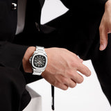 Naviforce Black Dial Stainless Steel Strap Men's Watch NF9240 S/B/S