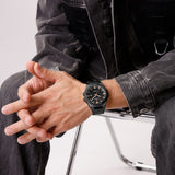 Naviforce Black Dial Stainless Steel Strap Men's Watch NF9245 B/RG/B