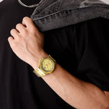 Naviforce Gold Dial Stainless Steel Strap Men's Watch NF9245 G/G/G