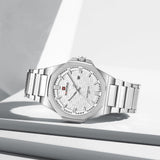 Naviforce Silver Dial Stainless Steel Strap Men's Watch NF9245 S/W/S