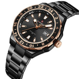 Naviforce Black Dial Stainless Steel Strap Men's Watch NF9249 B/RG/B