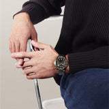 Naviforce Black Dial Stainless Steel Strap Men's Watch NF9249 B/RG/B