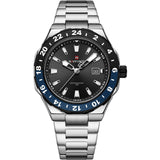 Naviforce Black Dial Stainless Steel Strap Men's Watch NF9249 S/B/BE