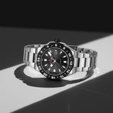 Naviforce Black Dial Stainless Steel Strap Men's Watch NF9249 S/B/S