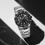 Naviforce Black Dial Stainless Steel Strap Men's Watch NF9249 S/B/S