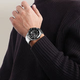 Naviforce Black Dial Stainless Steel Strap Men's Watch NF9249 S/B/S