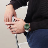 Naviforce Green Dial Stainless Steel Strap Men's Watch NF9249 S/GN/S