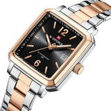 Naviforce Two-Tone Stainless Steel Strap Men's Watch NF9252G S/B/RG