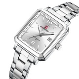 Naviforce Silver Dial Stainless Steel Strap Men's Watch NF9252G S/W/S