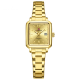 Naviforce Gold Dial Stainless Steel Strap Women's Watch NF9252L G/G/G