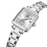 Naviforce Silver Dial Stainless Steel Strap Women's Watch NF9252L S/W/S
