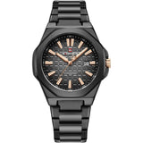 Naviforce Black Dial Stainless Steel Strap Men's Watch NF9258 B/RG/B