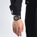 Naviforce Black Dial Stainless Steel Strap Men's Watch NF9258 B/RG/B