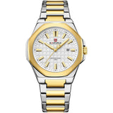Naviforce White Dial Stainless Steel Strap Men's Watch NF9258 G/W/G