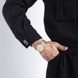 Naviforce White Dial Stainless Steel Strap Men's Watch NF9258 G/W/G