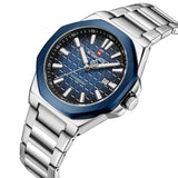 Naviforce Blue Dial Stainless Steel Strap Men's Watch NF9258 S/BE/S