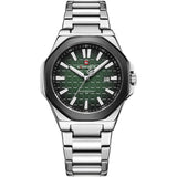 Naviforce Green Dial Stainless Steel Strap Men's Watch NF9258 S/GN/S