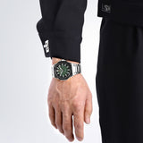 Naviforce Green Dial Stainless Steel Strap Men's Watch NF9258 S/GN/S