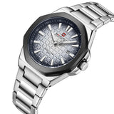 Naviforce Silver Dial Stainless Steel Strap Men's Watch NF9258 S/W/S