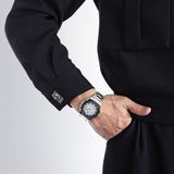 Naviforce Silver Dial Stainless Steel Strap Men's Watch NF9258 S/W/S