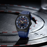 Naviforce Blue Dial Fumed Silica Strap Men's Watch NF9260 B/BE/BE