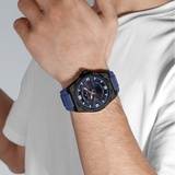 Naviforce Blue Dial Fumed Silica Strap Men's Watch NF9260 B/BE/BE