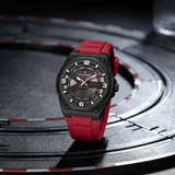 Naviforce Black Dial Fumed Silica Strap Men's Watch NF9260 B/B/R