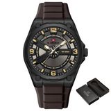 Naviforce Brown Fumed Silica Strap Men's Watch NF9260 B/Y/CE