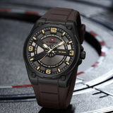 Naviforce Brown Fumed Silica Strap Men's Watch NF9260 B/Y/CE