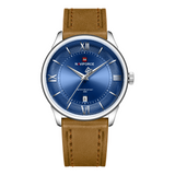 Naviforce Blue Dial Genuine Leather Strap Men's Watch NF9272L S/BE/BN