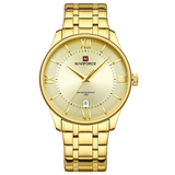 Naviforce Gold Stainless Steel Strap Men's Watch NF9272S G/G/G