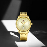 Naviforce Gold Stainless Steel Strap Men's Watch NF9272S G/G/G